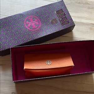 Tory Burch Vibrant Orange Clutch